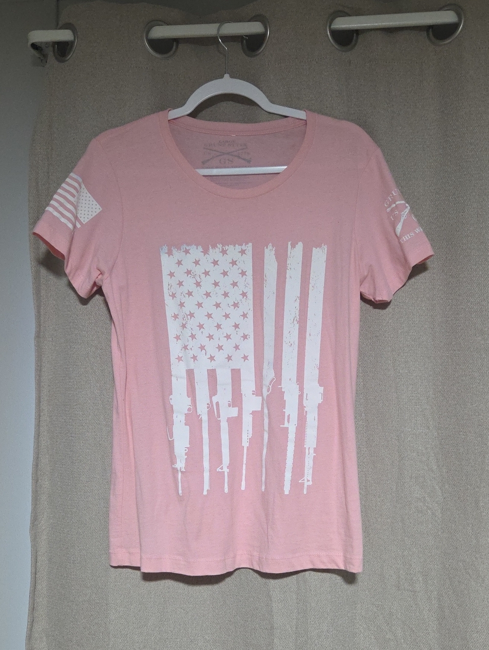 Grunt Style Pink Short-Sleeve Flag Tee